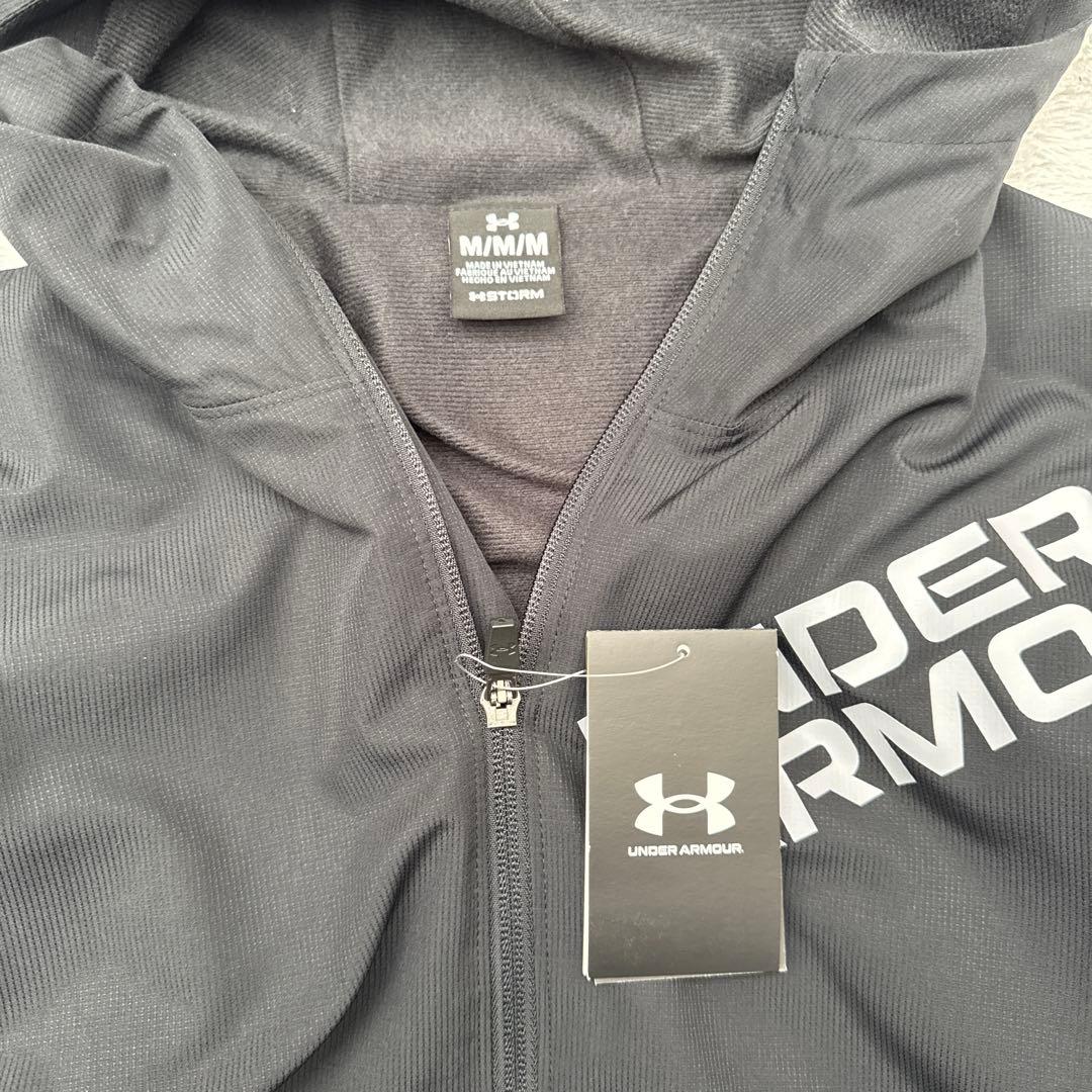 アンダーアーマー UAトリコット ラインドウーブン ジャケット　MD