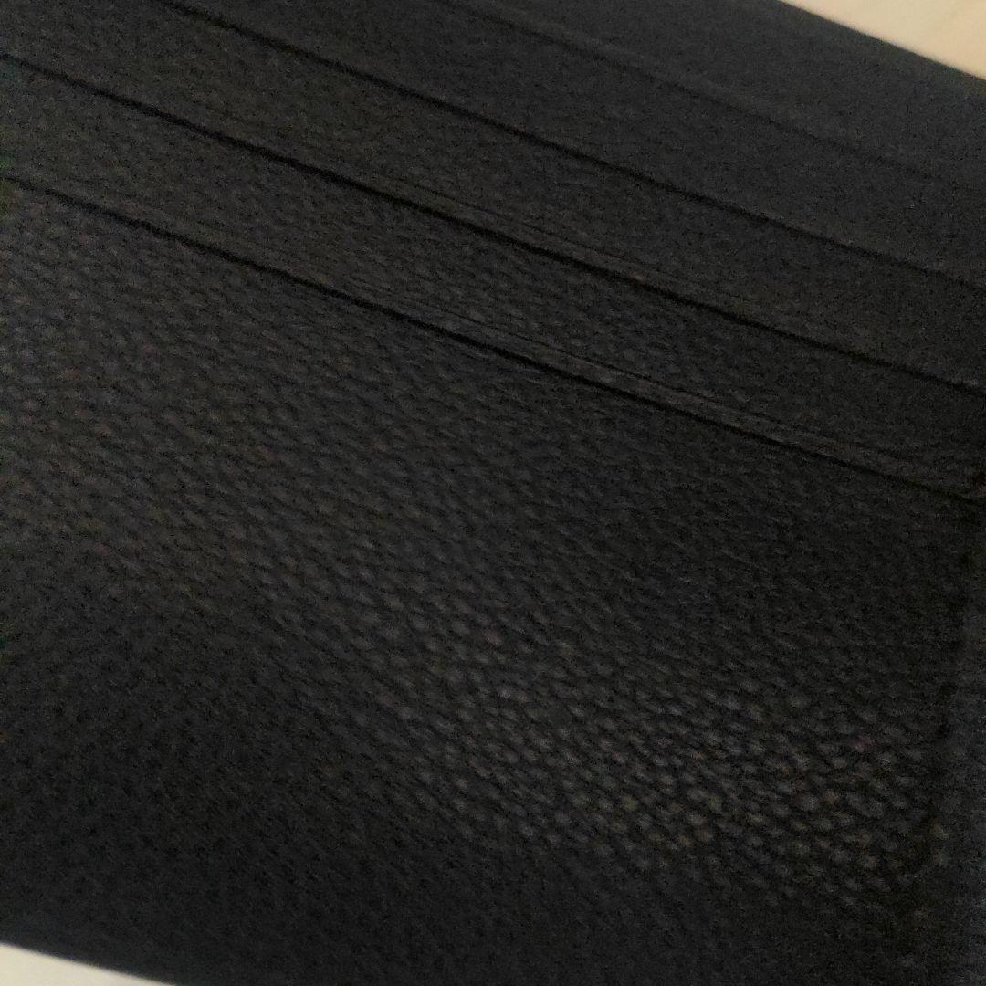 【新品未使用】COACH 二つ折り財布 黒 レザー