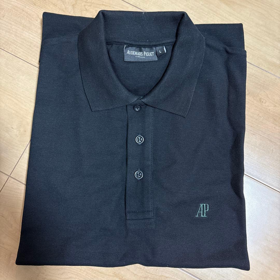 オーデマピゲ　 ブラックポロシャツ L
