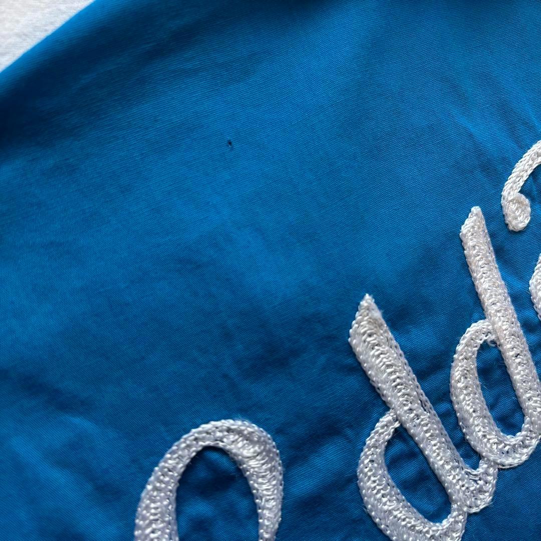 ヒルトン　ボーリングシャツ　半袖シャツ　ブルー　ヴィンテージ　古着　サイズ34