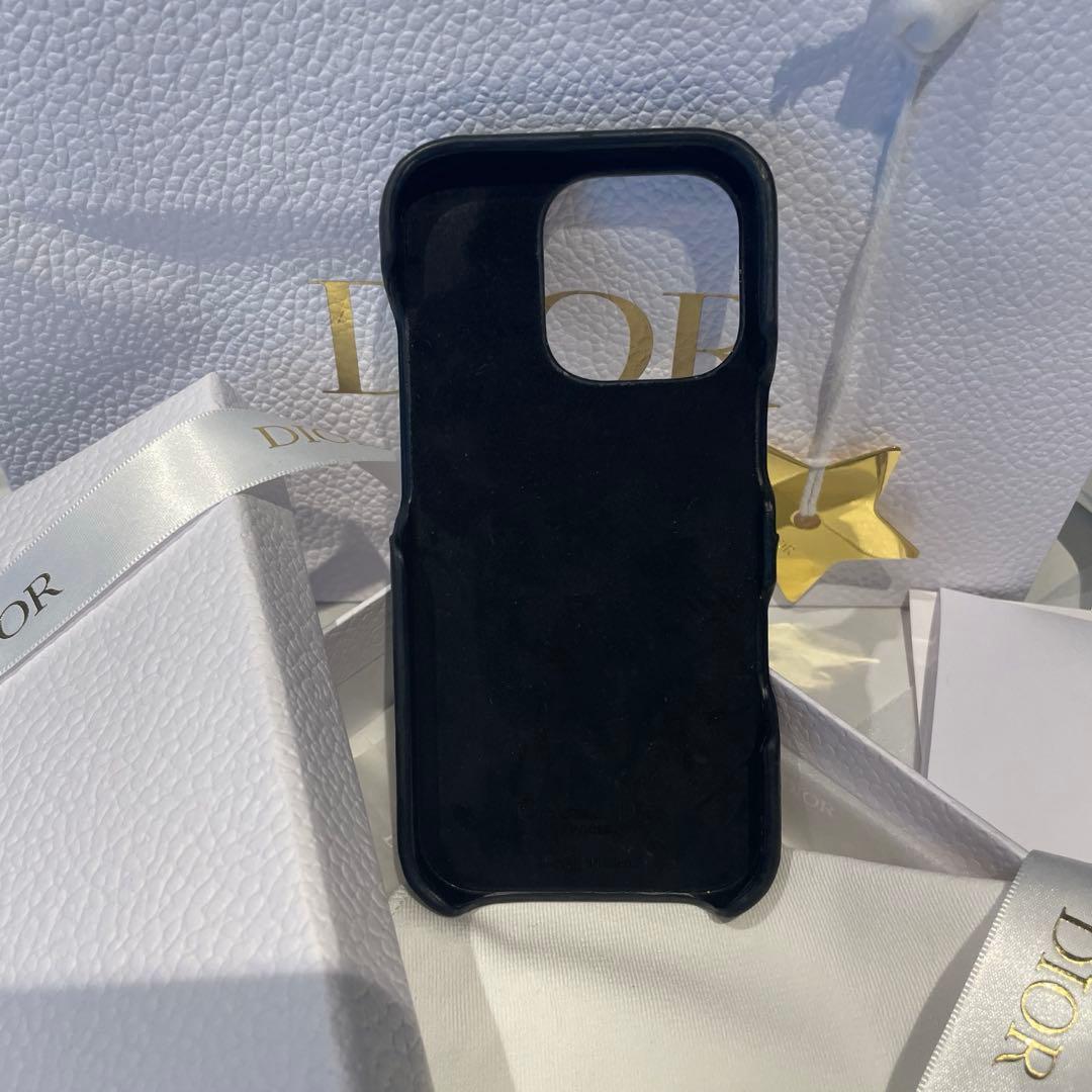 Lady Dior iPhone 16pro ケース 本物購入証明有