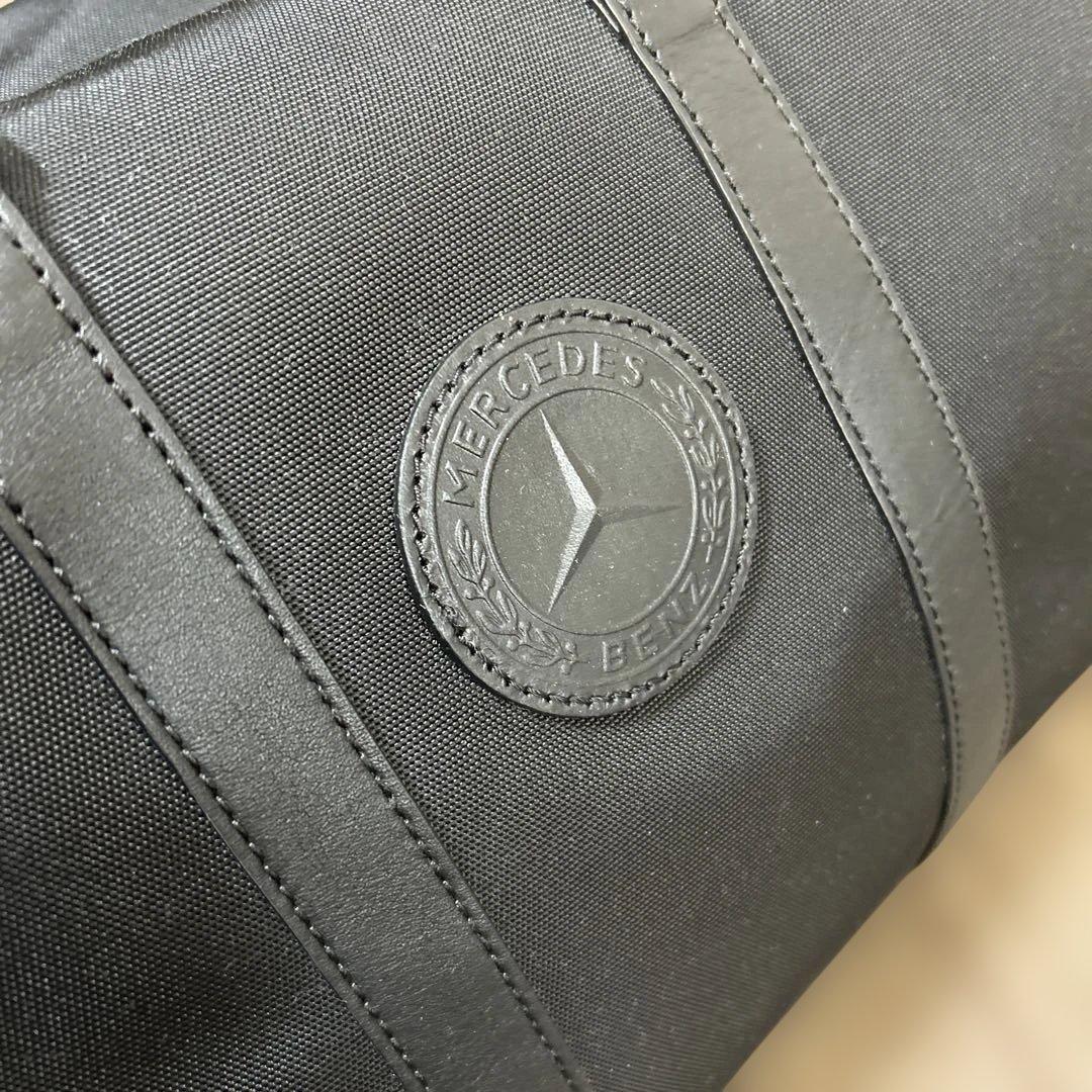 【美品】ハンティングワールド ×ベンツ ボストンバッグ　2way 大容量　黒