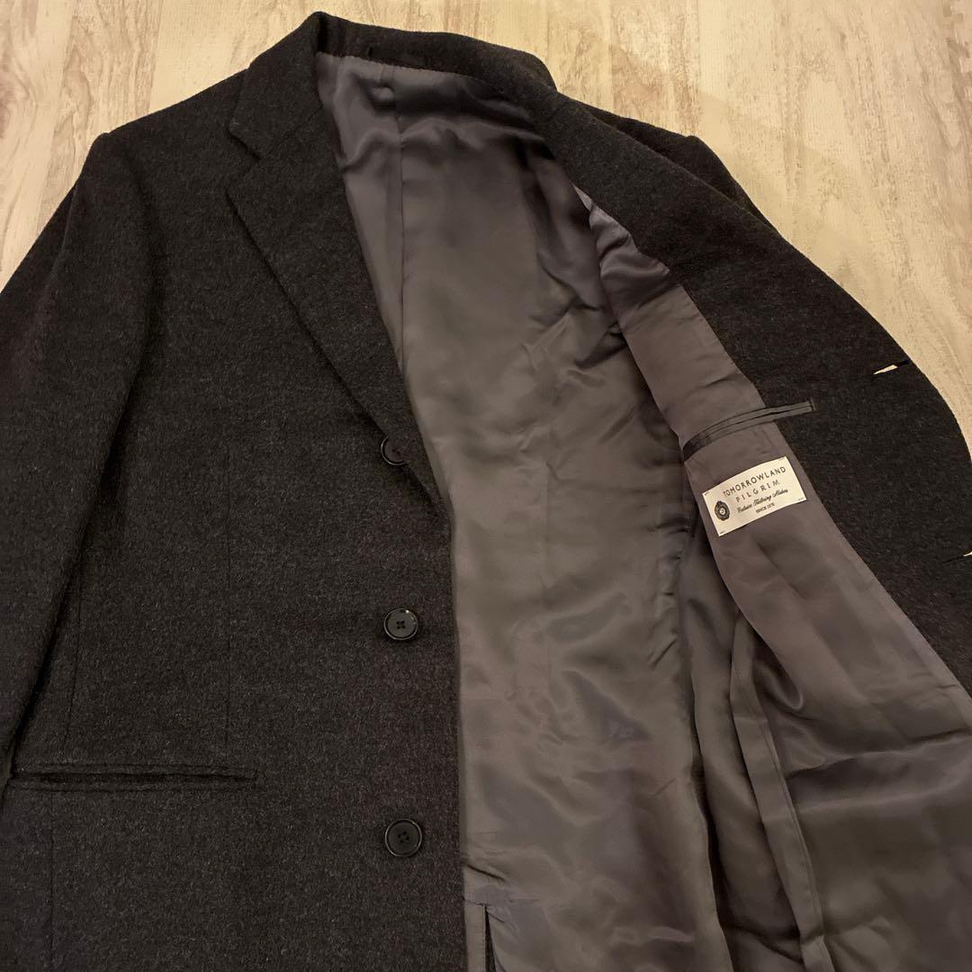 極美品！トゥモローランドピルグリム　チェスターコート　サイズ48
