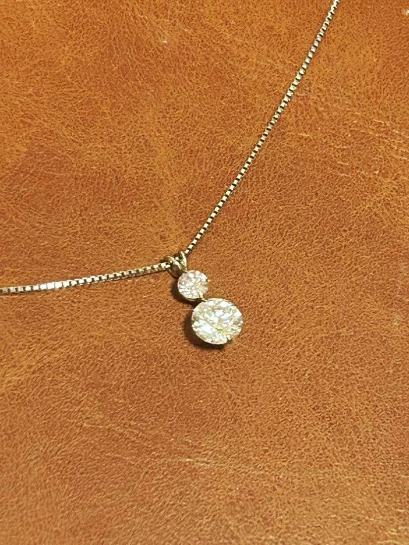 プラチナ850 ピンクダイヤモンド ネックレス