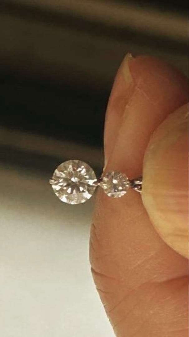 プラチナ850 ピンクダイヤモンド ネックレス