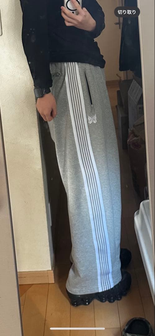 最安値Needles LHP 別注　スウェットパンツ　グレーヒザデル　S即日発送