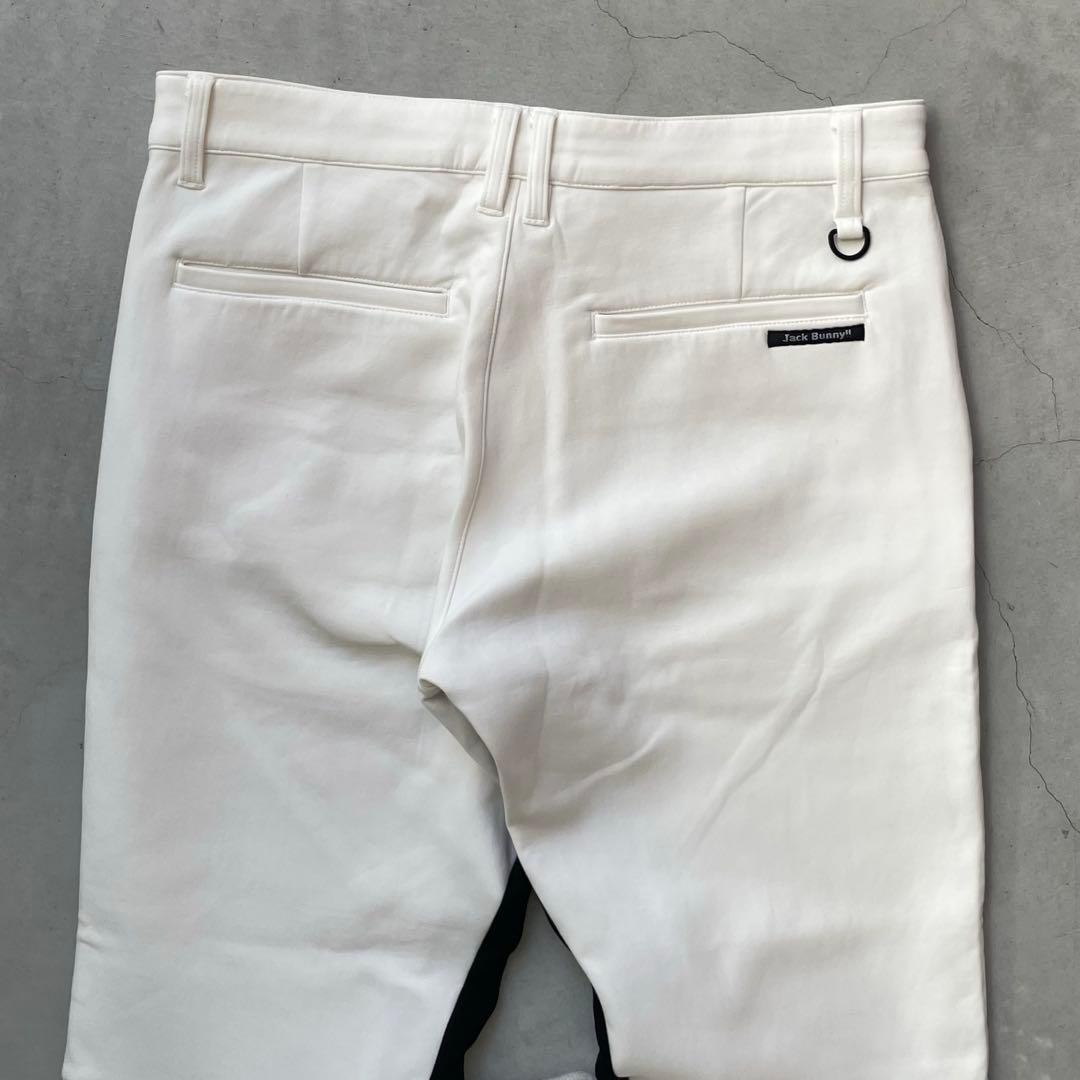 【美品】JACK BUNNY ジャックバニー ジョガーパンツ ホワイト メンズ4