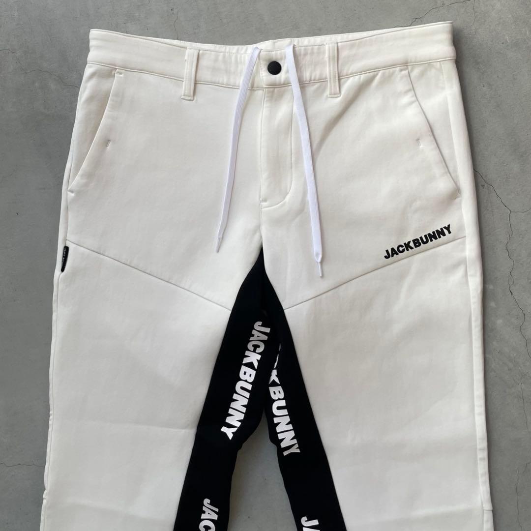 【美品】JACK BUNNY ジャックバニー ジョガーパンツ ホワイト メンズ4