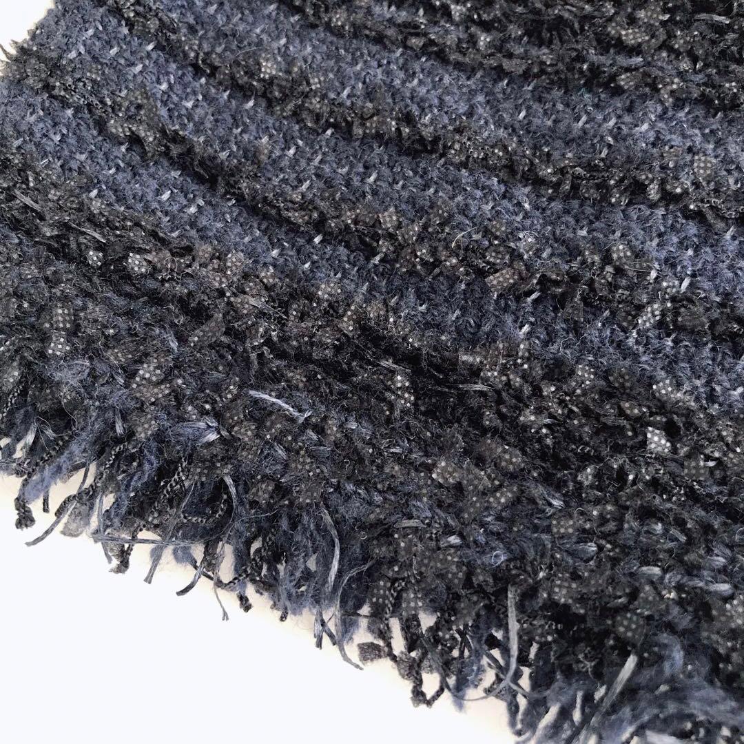 美品　ソージュ ツイードライクニットジャケット