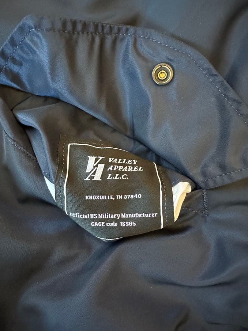 VALLEY APPAREL MA-1フライトナイロンジャケット