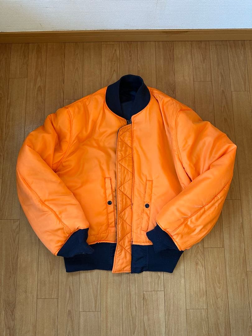 VALLEY APPAREL MA-1フライトナイロンジャケット