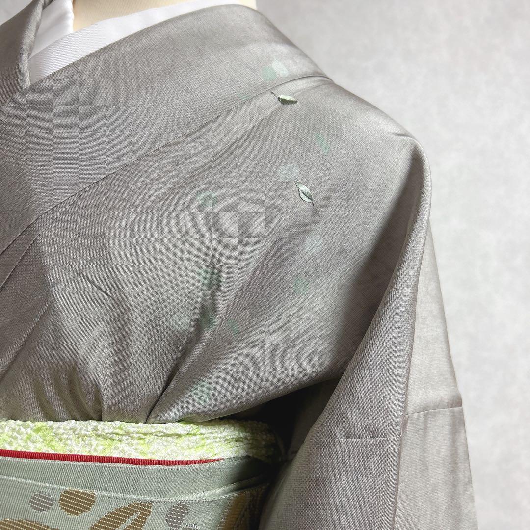 大島紬地　小紋　付け下げ　辻ヶ花　フルセット　着物　正絹　I7