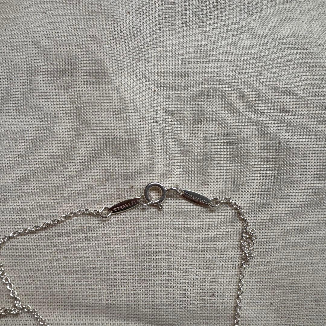 ティファニー ネックレス オープンハート 7mm