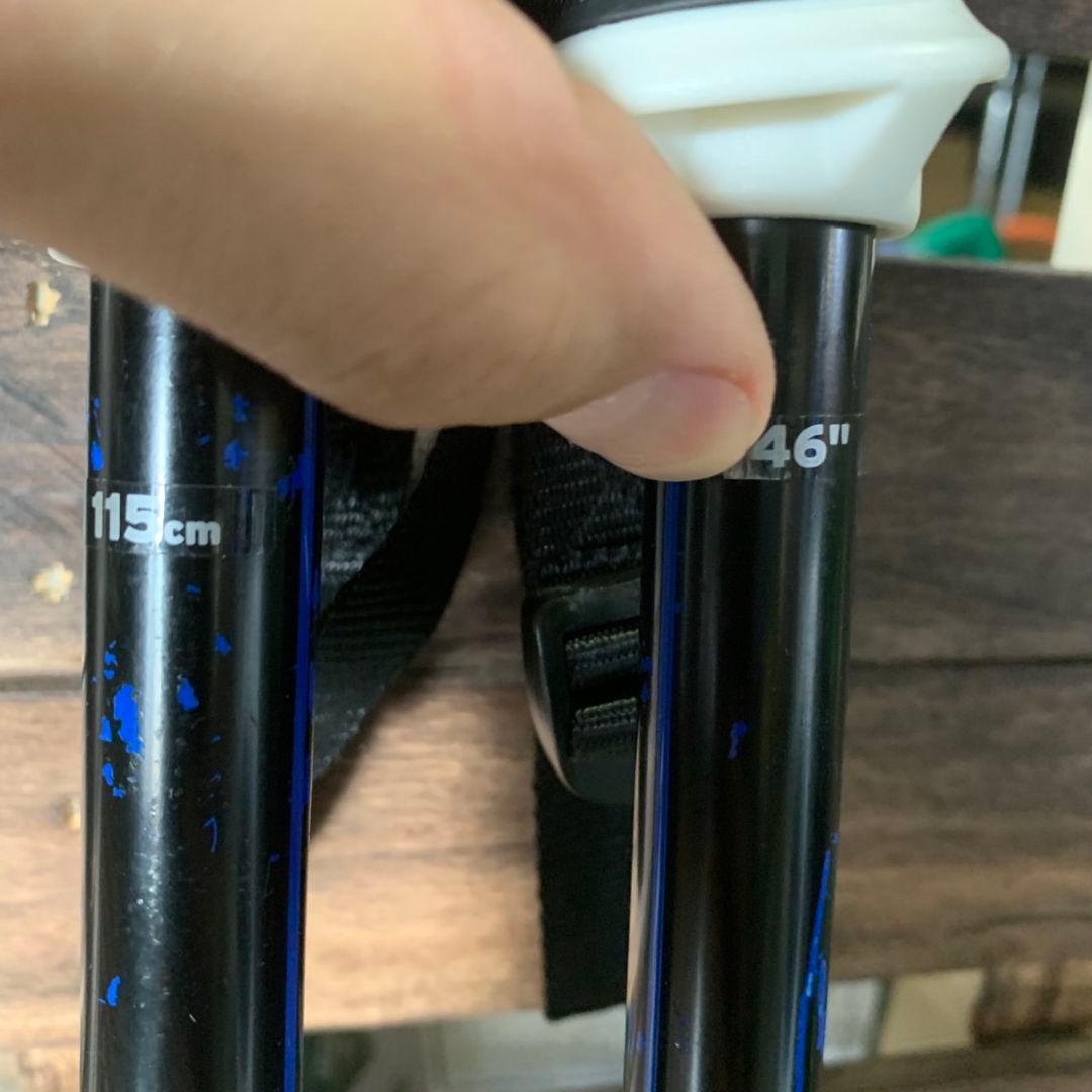 J393\" ROSSIGNOL / salomon スキー板 ストック セット