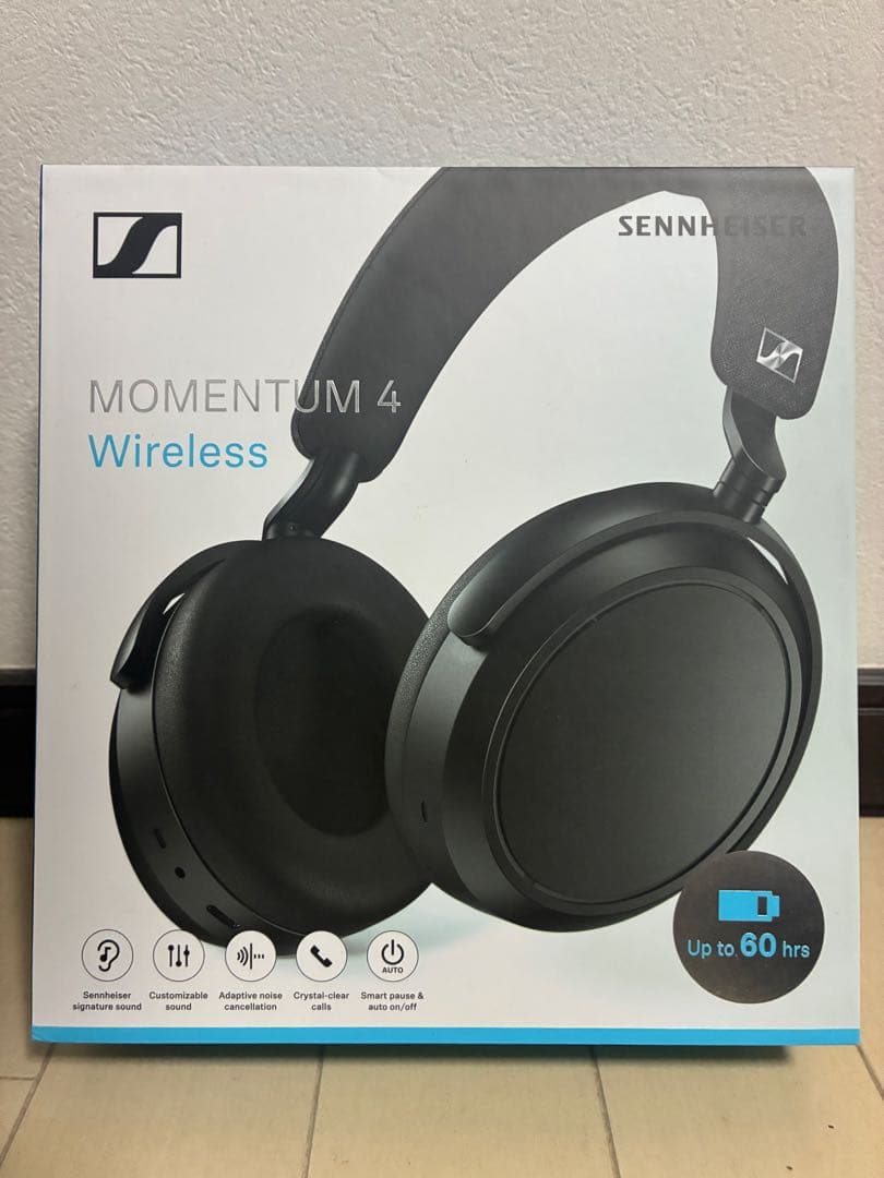 「美品」Sennheiser MOMENTUM 4 Wireless ブラック