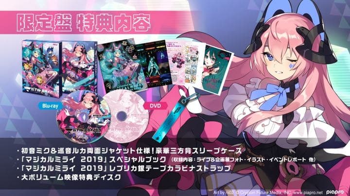 新品未開封 初音ミク マジカルミライ 2019 初回限定盤2枚組 DVD 限定版
