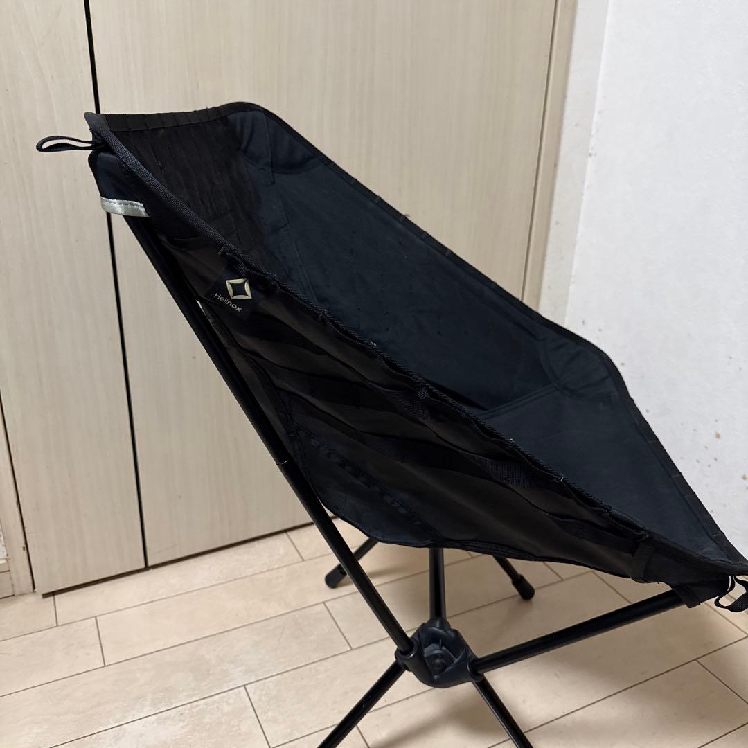 ヘリノックス　タクティカルチェア　ブラック　シートウォーマー付