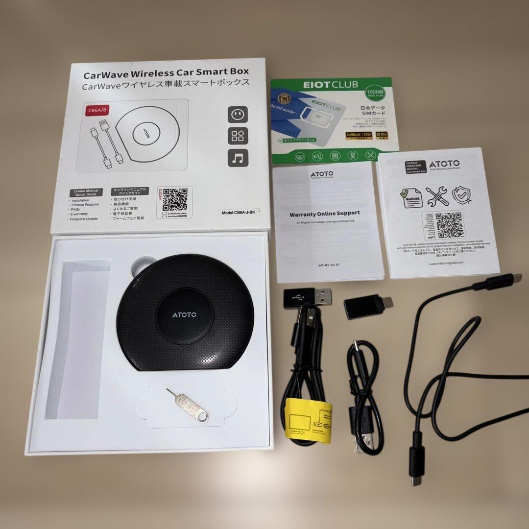 CarWave CB6A/B ワイヤレス車載スマートボックス