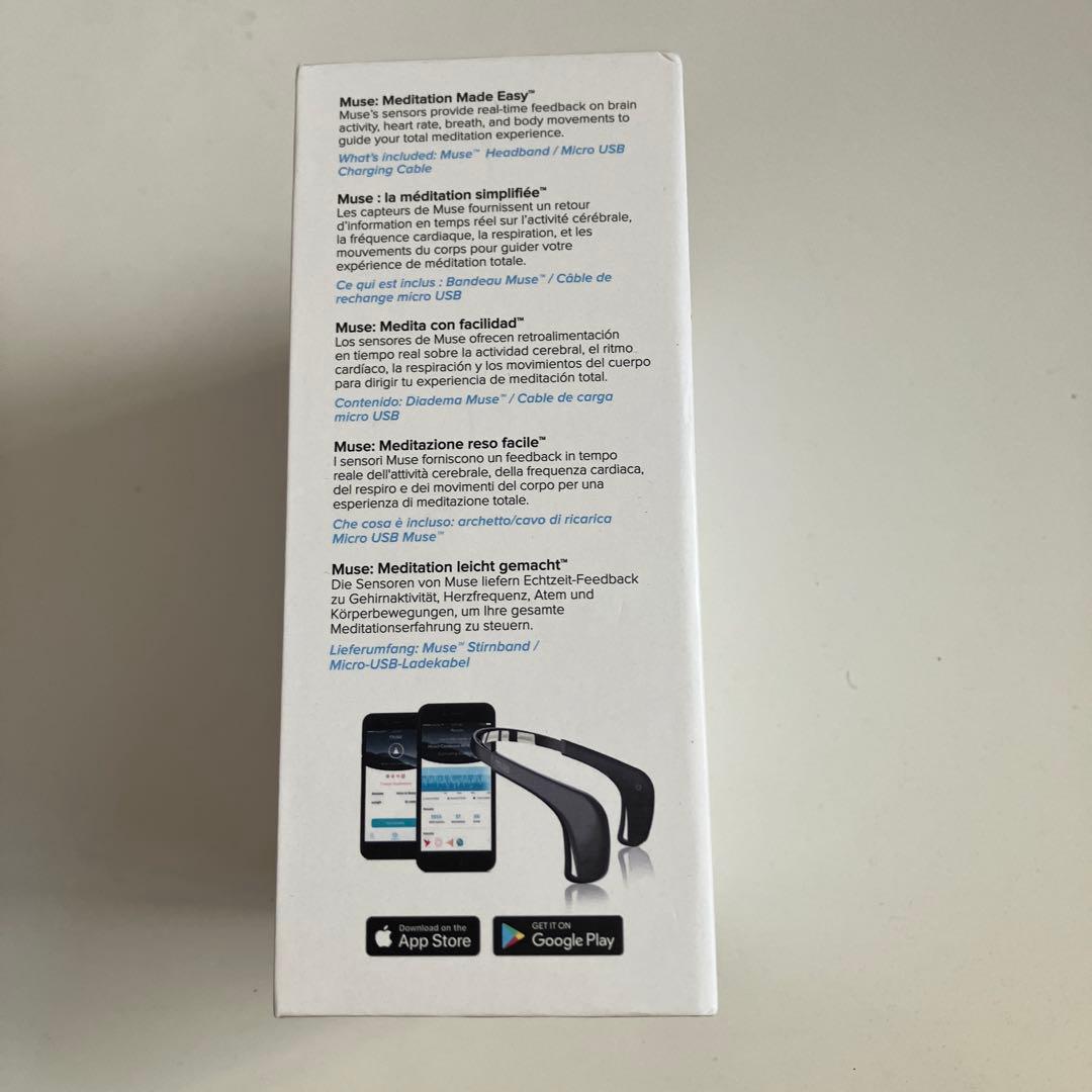 【美品】　muse2 脳波測定　瞑想　日本語マニアル付属