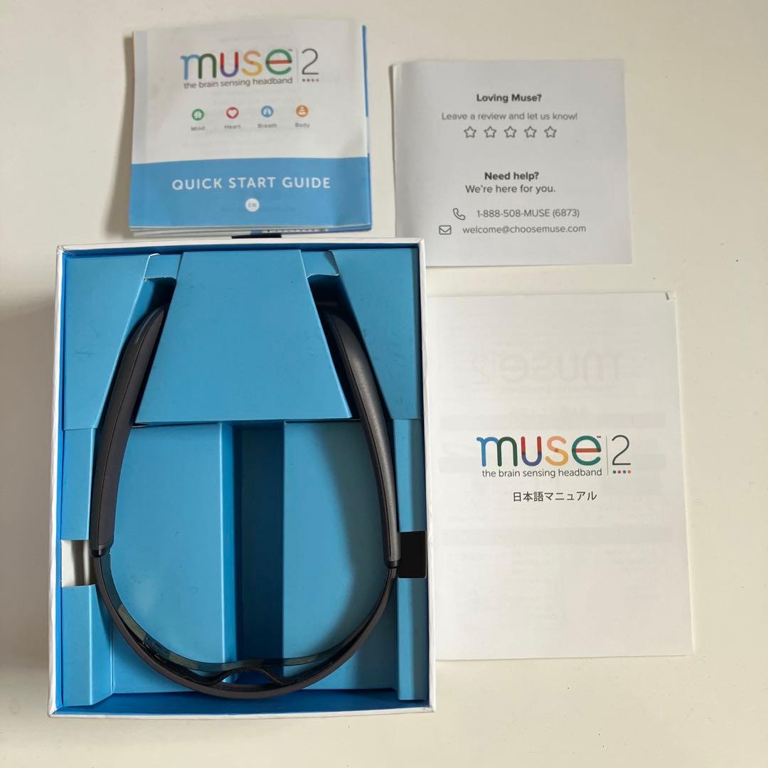 【美品】　muse2 脳波測定　瞑想　日本語マニアル付属