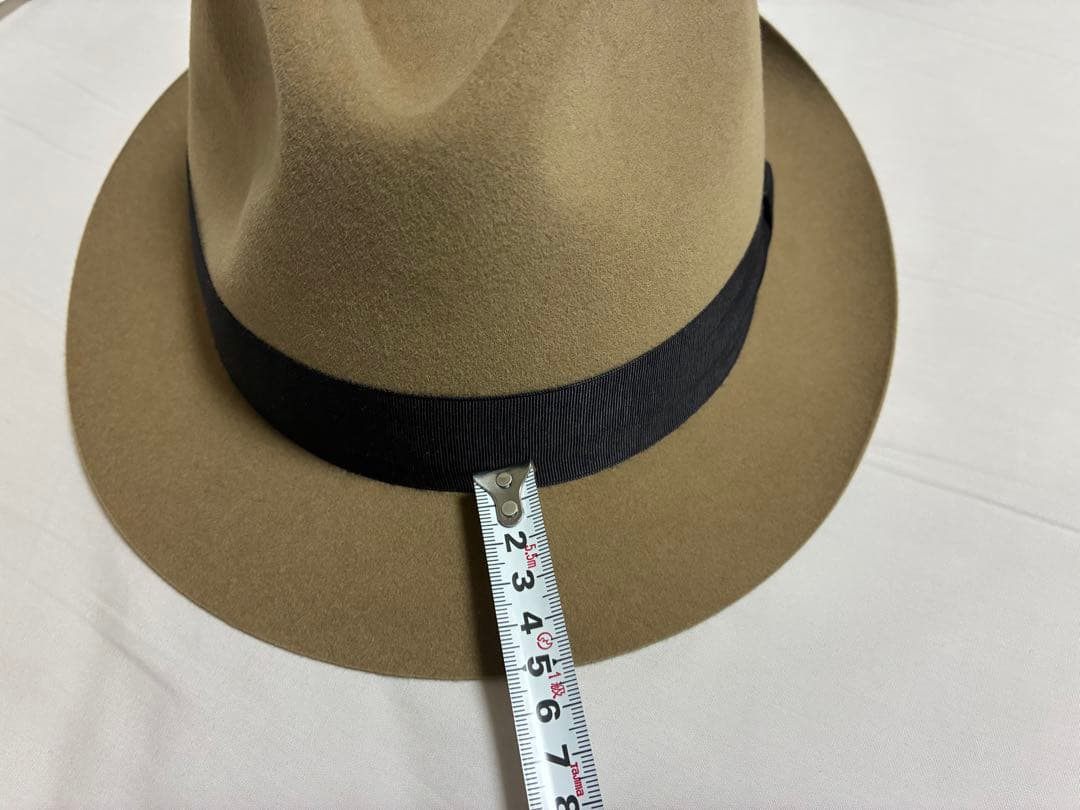 KNOX ベージュ ウール フェルトハット
