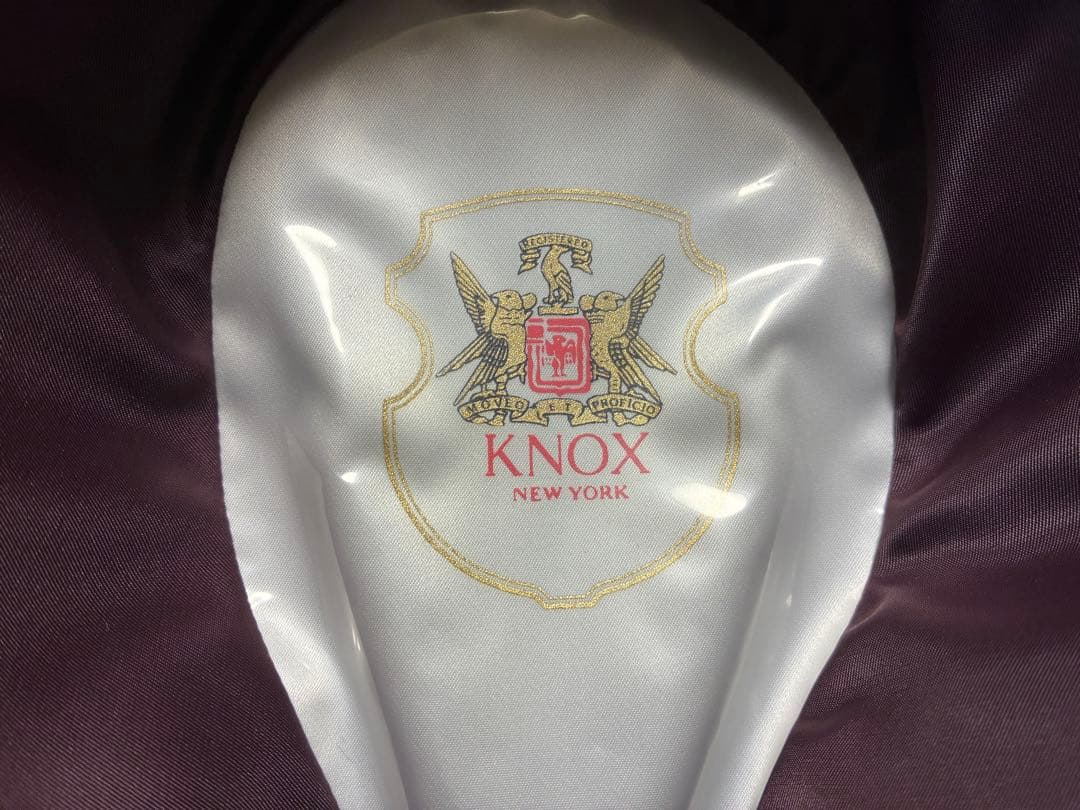 KNOX ベージュ ウール フェルトハット