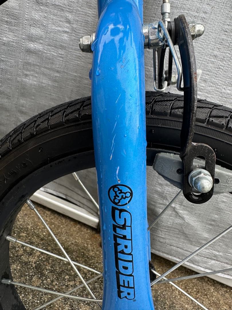 STRIDER 幼児用自転車 青 補助輪付き