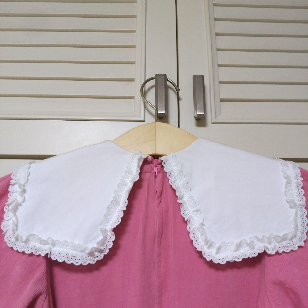 Ponシャーリーテンプル ローラアシュレイ長袖半袖ワンピース