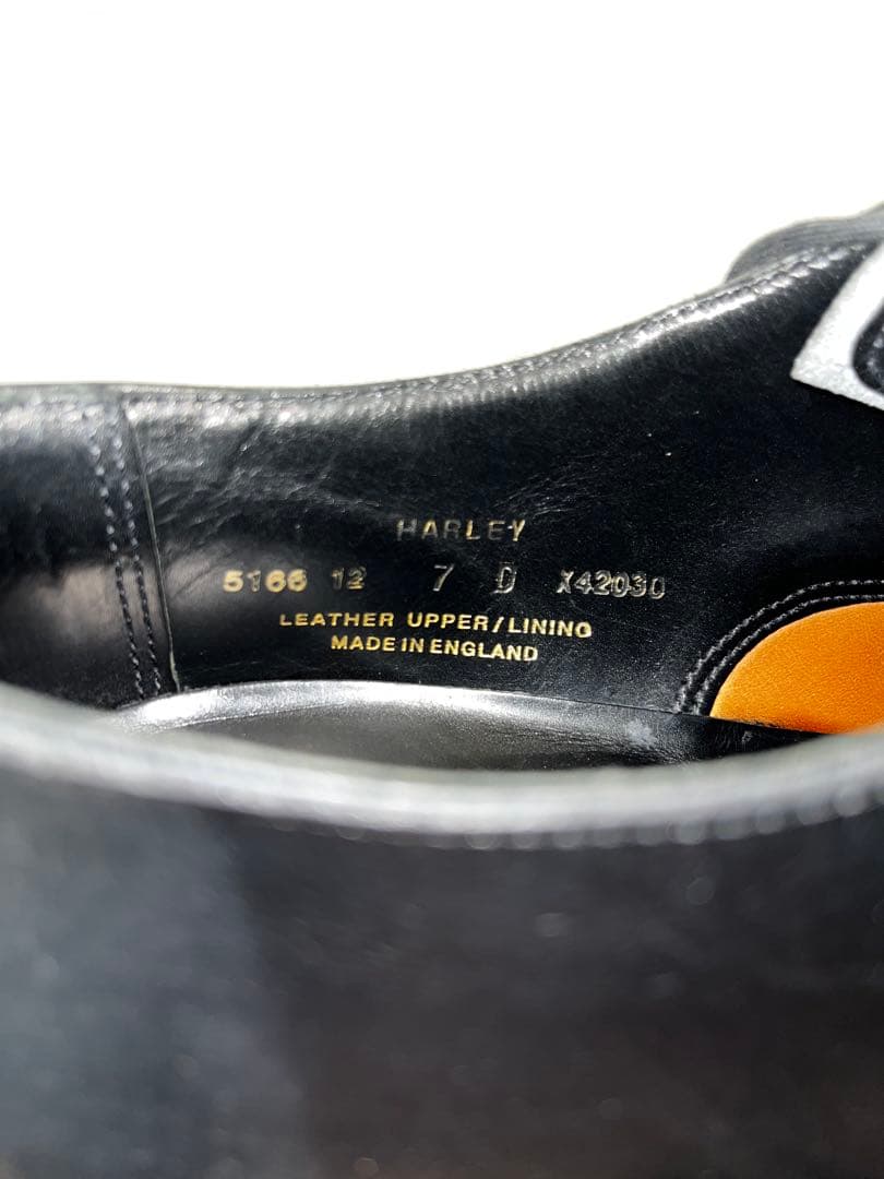 クロケット&ジョーンズ　ハーレー　7D25.5程度ハンドグレードCrockett