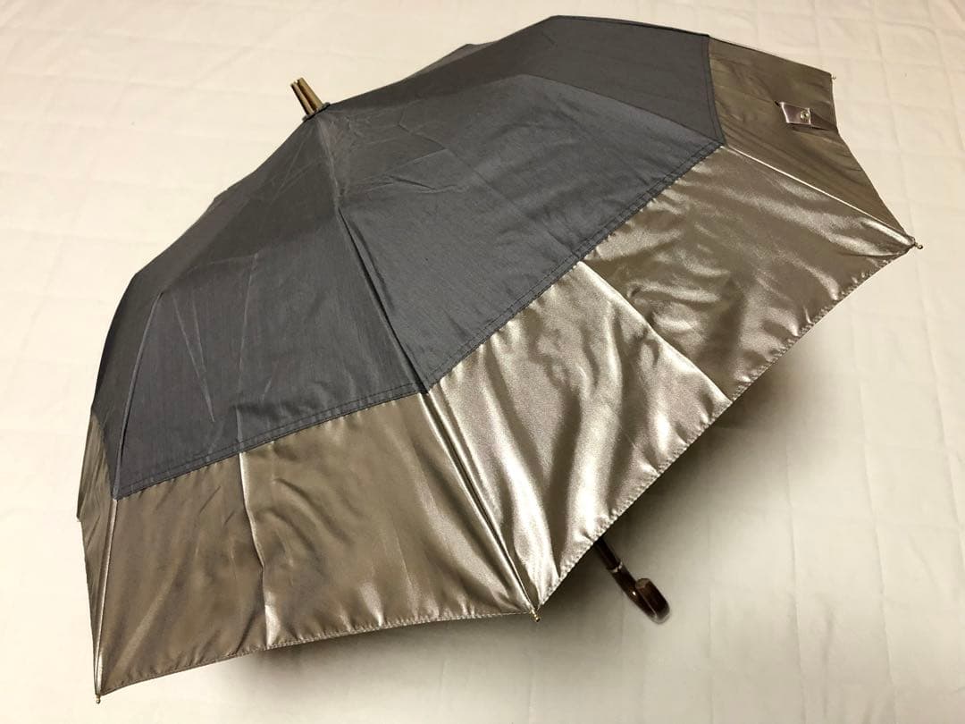 285新品GRACYミックスアンドマッチ折りたたみ傘 晴雨兼用遮光 遮熱 UV