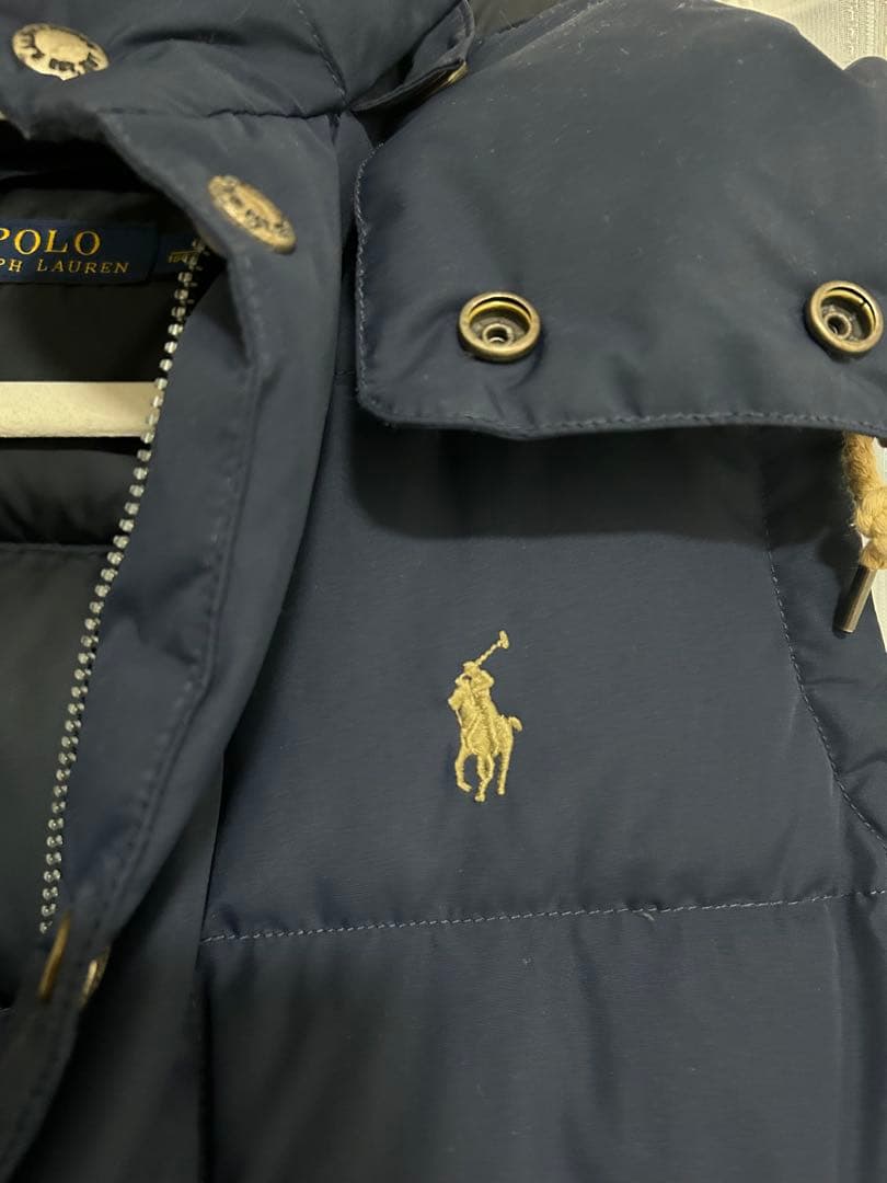 ラルフローレン　フード付き　ダウンベスト