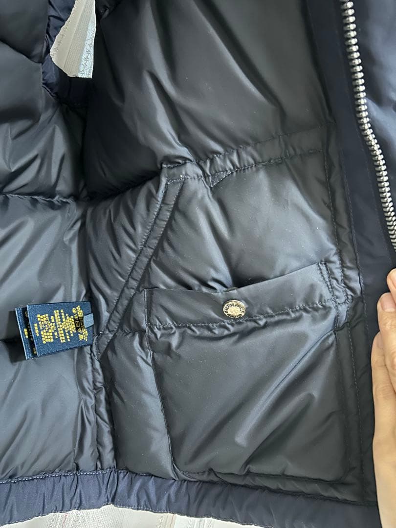 ラルフローレン　フード付き　ダウンベスト