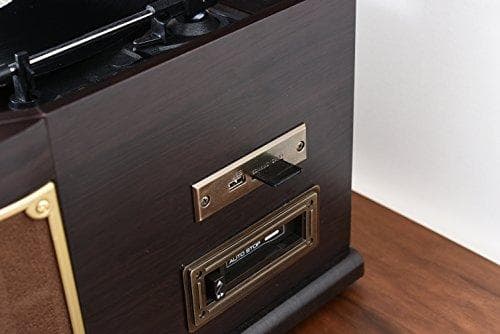 山善(YAMAZEN) キュリオム マルチレコードプレーヤー リモコン付き (p