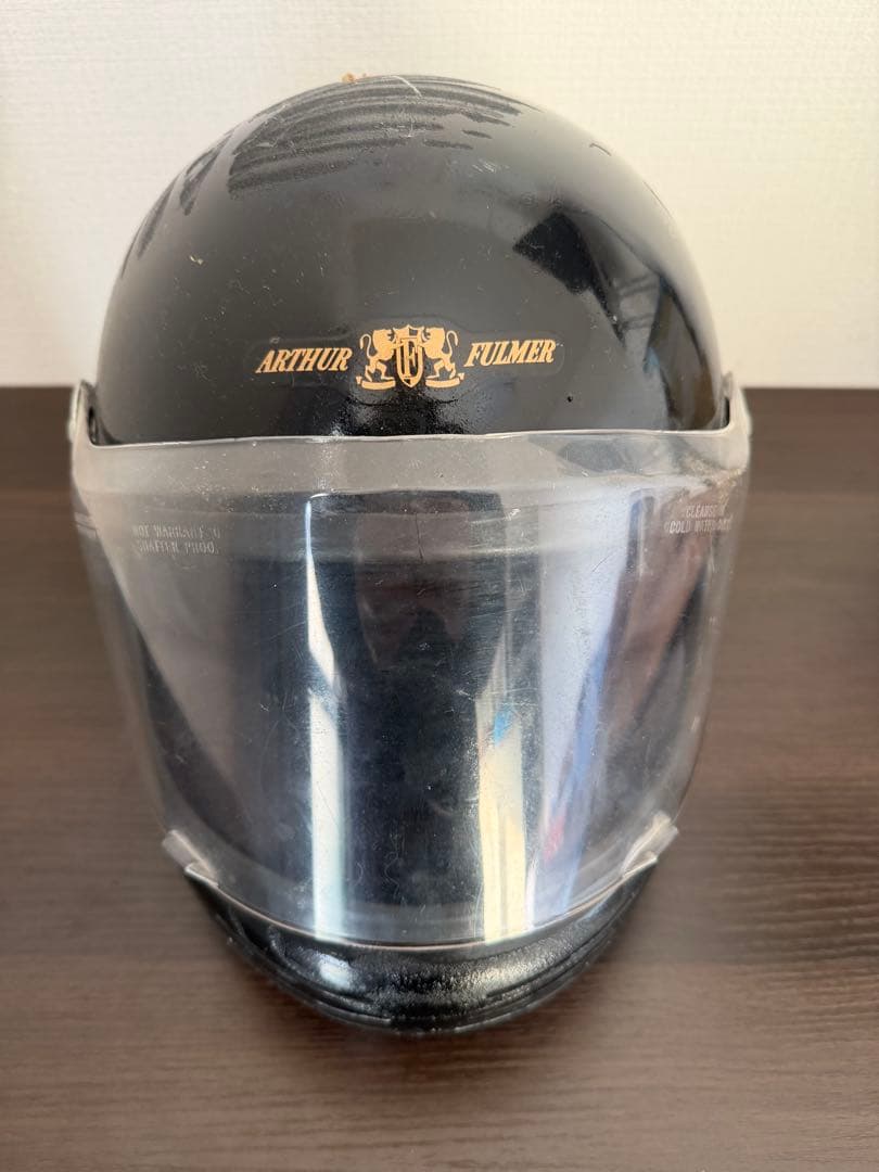1970s Arthur Fulmerヘルメット 黒 Mサイズ ヴィンテージ