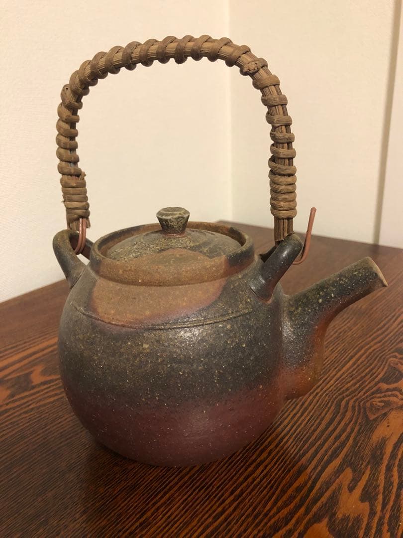 備前焼 土瓶 急須 陶印あり 作家物 伝統工芸 煎茶道具