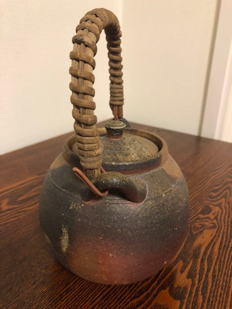 備前焼 土瓶 急須 陶印あり 作家物 伝統工芸 煎茶道具