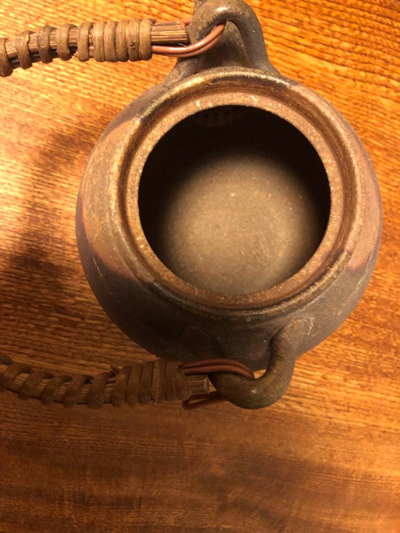 備前焼 土瓶 急須 陶印あり 作家物 伝統工芸 煎茶道具