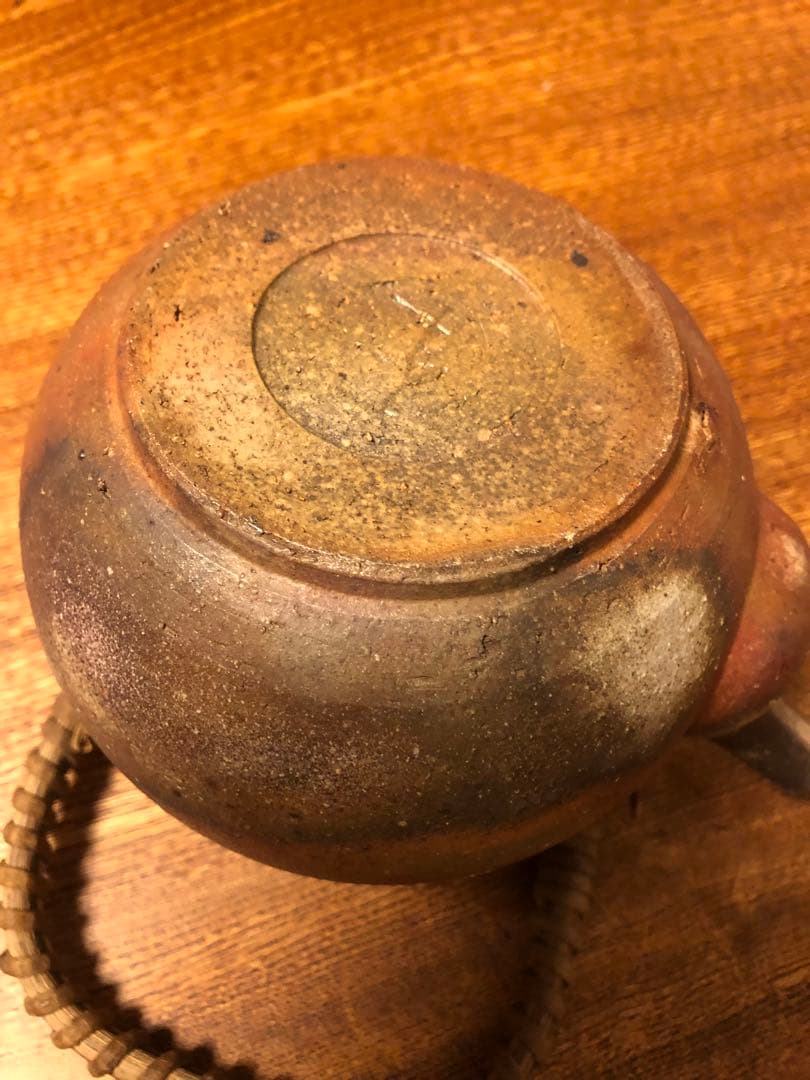 備前焼 土瓶 急須 陶印あり 作家物 伝統工芸 煎茶道具