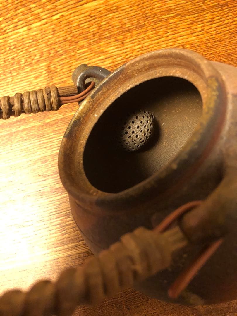 備前焼 土瓶 急須 陶印あり 作家物 伝統工芸 煎茶道具