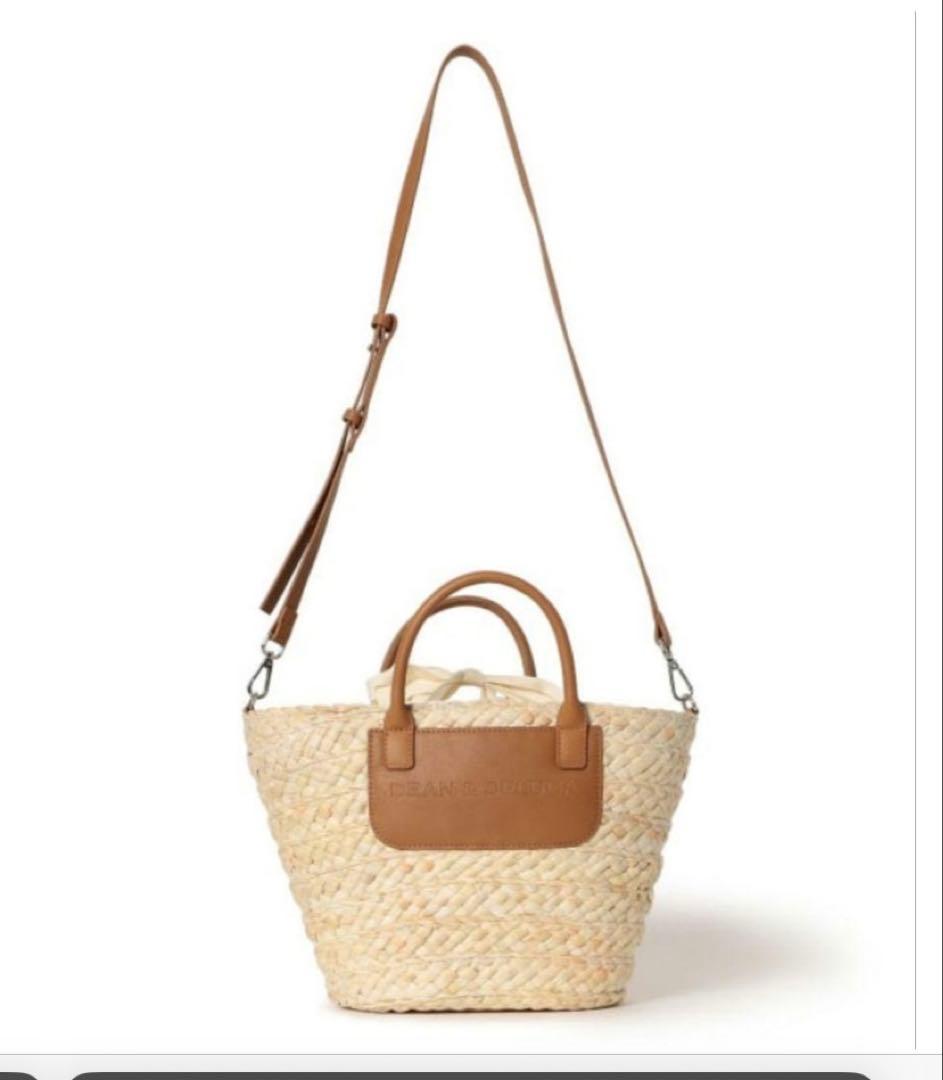 DEAN & DELUCA BEAMSコラボ かごバッグ 保冷バッグ付き