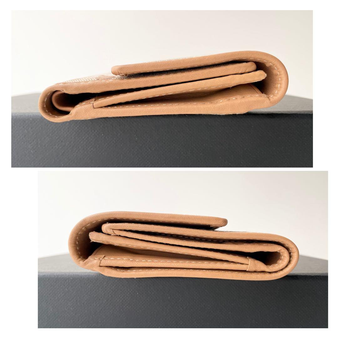 コーチ COACH 折り財布 ハンプトンズ シグネチャー レザー キャメル 新品