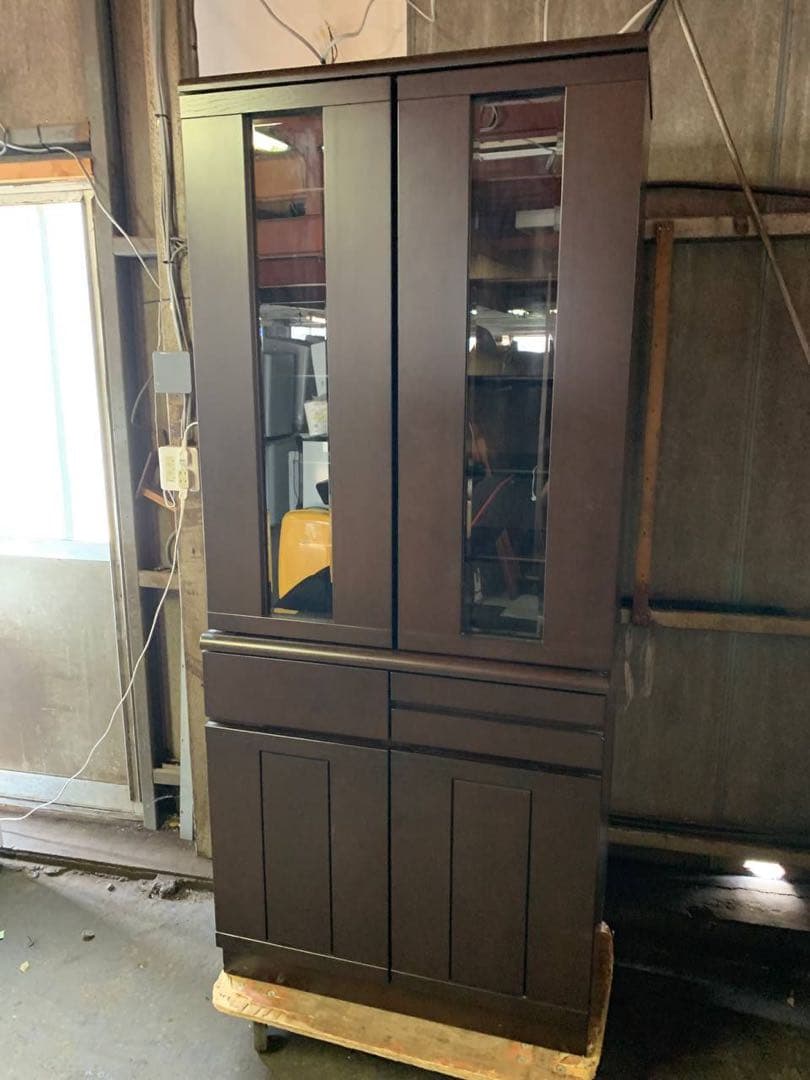 ①✅加藤木工　ダイニングボード　食器棚✅送料設置無料