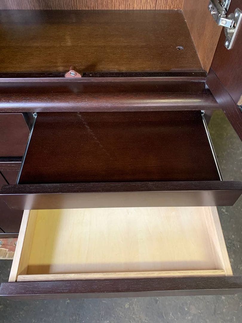 ①✅加藤木工　ダイニングボード　食器棚✅送料設置無料