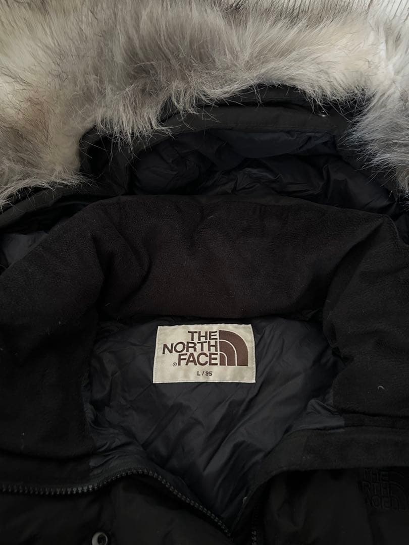☆THE NORTH FACE ☆ファーフード付きロングコート／黒／レディースL