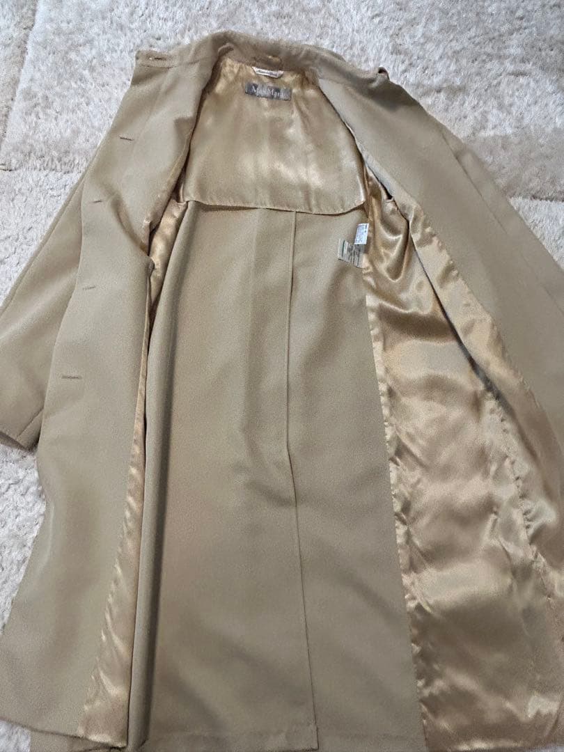 マックスマーラ　ベージュ トレンチコート