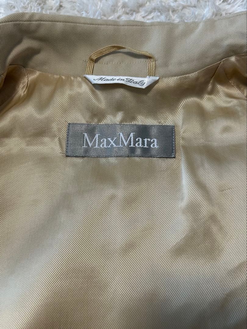 マックスマーラ　ベージュ トレンチコート