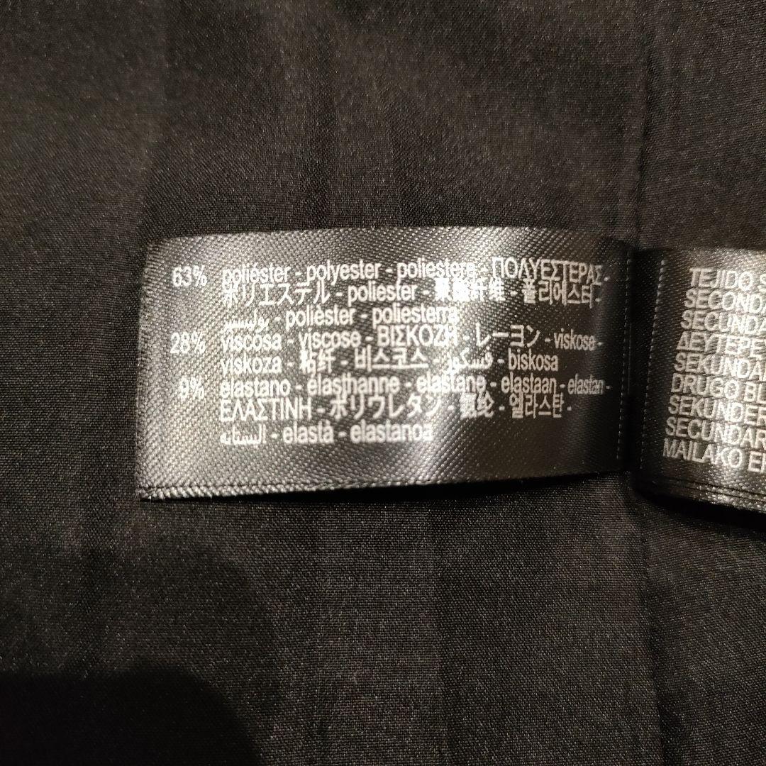 美品　ZARA デタッチャブルフード コントラストコート M ロング フード付