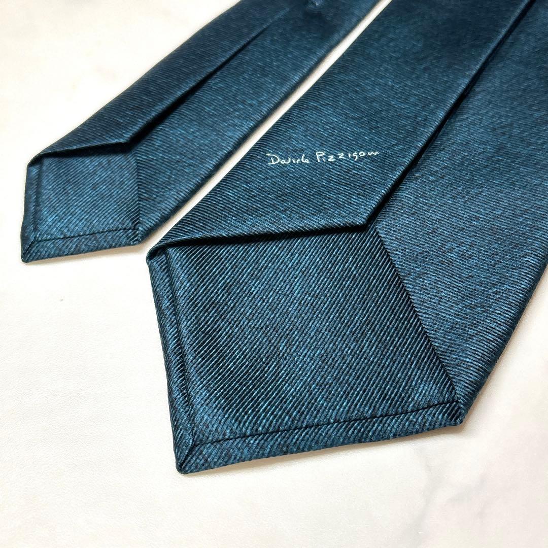 希少 BVLGARI ソリッド ネクタイ オレンジロゴ タグ付 未使用