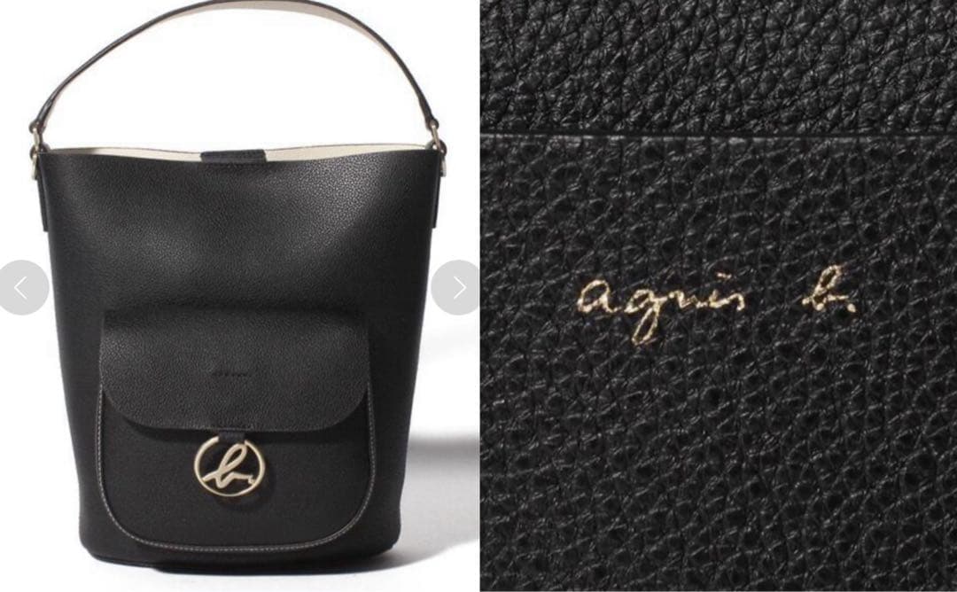 【pisakooo】agnes b. 2wayアニエスベーショルダーバッグ