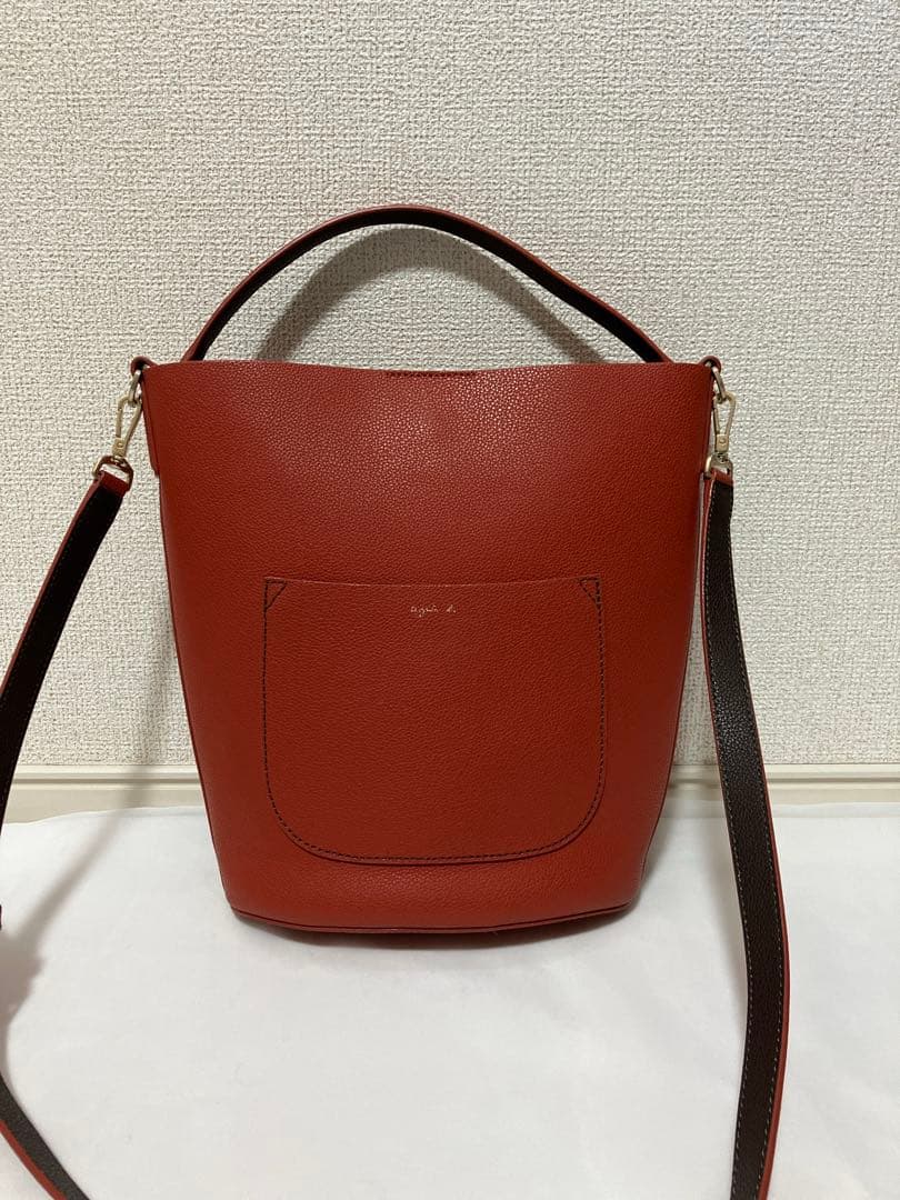 【pisakooo】agnes b. 2wayアニエスベーショルダーバッグ